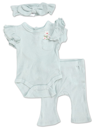 Thumbnail 1: Catherine Malandrino Baby Girls 3 Pc Pants Set  
