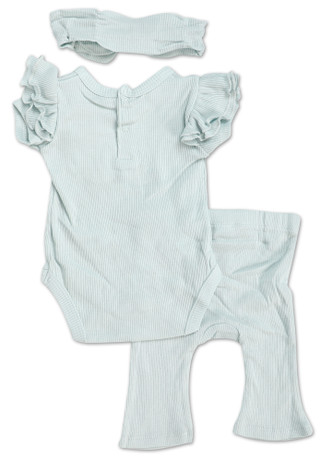 Thumbnail 2: Catherine Malandrino Baby Girls 3 Pc Pants Set  