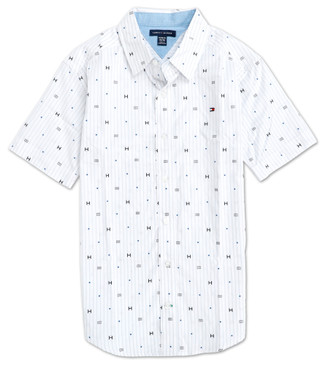 Thumbnail 1: Tommy Hilfiger Boys Logo Button Down Shirt  