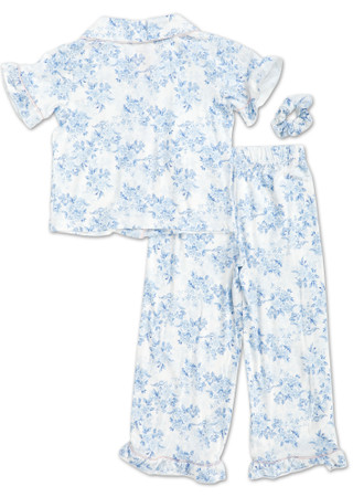Thumbnail 2: Lili Gaufrette Little Girls 3 Pc Pants Sleepwear Set  