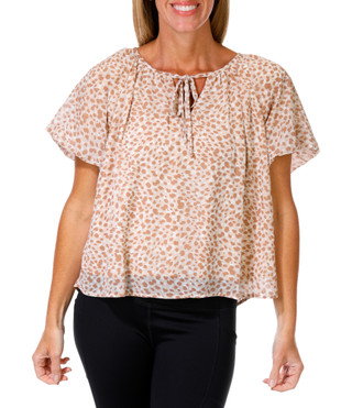 Thumbnail 1: Gilli Women's Animal Print Top  