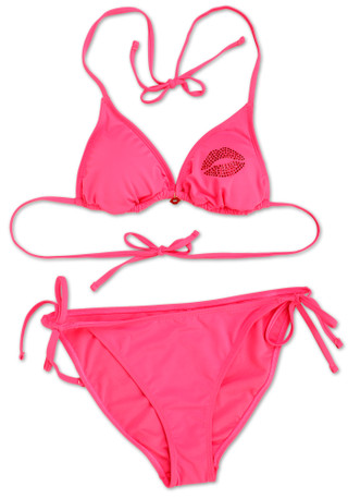 Thumbnail 1: Juicy Couture Juniors 2 Pc Bikini Swimsuit  