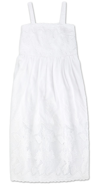 Thumbnail 1: Rare Editions Girls Sleeveless Eyelet Dress  