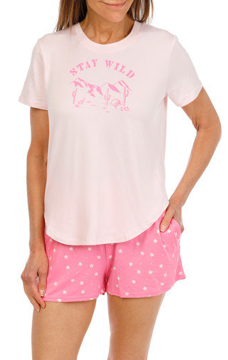 Thumbnail 5: JACLYN Women's 3 Pc Pajama Shorts Set 