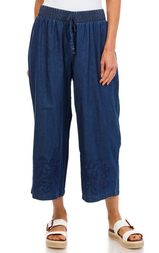 Thumbnail 1: AGB Women's Drawstring Relaxed Pants 
