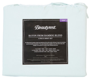 Thumbnail 3: Beautyrest 4-Piece Bamboo Sheets Set 