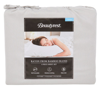 Thumbnail 2: Beautyrest 4-Piece Bamboo Sheets Set 