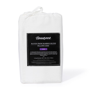 Thumbnail 4: Beautyrest 2-Pack Polybabmboo Pillowcase 