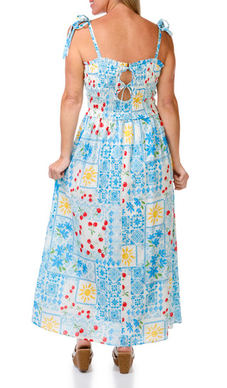 Thumbnail 2: BILA Women's Sleeveless Smocked Fairfax Midi Dress 
