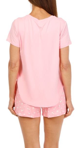 Thumbnail 3: JACLYN Women's 3 Pc Pajama Shorts Set 