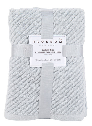 Thumbnail 2: Blossom New York  2 Pk Quick Dry Hand Towels  