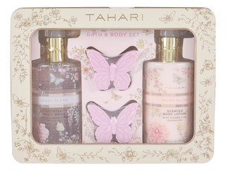 Thumbnail 1: Tahari 4 Pc Peony Blush Bath & Body Set 