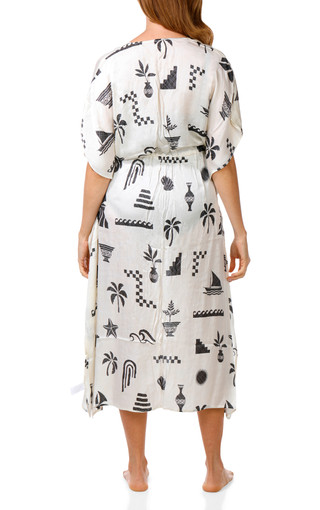 Thumbnail 2: SURF GYPSY Women's Printed Satin Swim Cover Up 