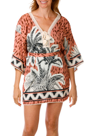 Thumbnail 1: SURF GYPSY Women's Printed Swim Cover Up 