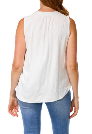 Thumbnail 2: SJS Women's Sleeveless Linen Top  