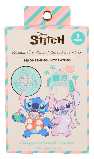 Thumbnail 1: STITCH 5 Pk Pineapple Popsicle Scented Face Mask 