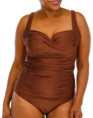 Thumbnail 1: Betsey Johnson Women's Plus One Piece Swimsuit  