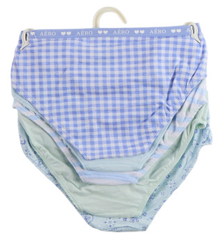 Thumbnail 2: Aeropostale Girls 5 Pk Print Brief Panties Set 
