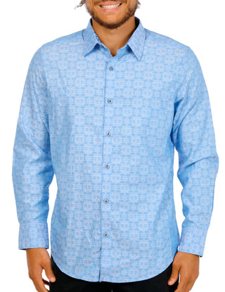 Thumbnail 2: ROBERT GRAHAM Men's Long Sleeve Stellman Shirt 