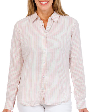 Thumbnail 1: FLAG & ANTHEM Women's Long Sleeve Button Down Collared Top 