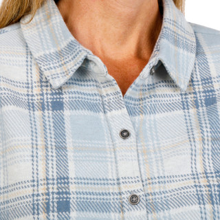 Thumbnail 3: FLAG & ANTHEM Womens Long Sleeve Knit Flannel Top 