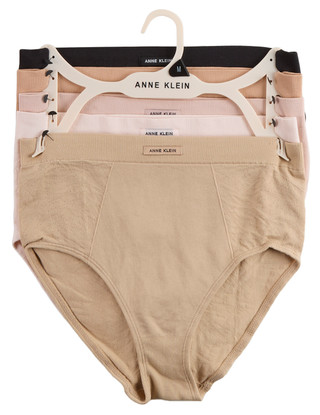 Thumbnail 1: ANNE KLEIN Women's 5 Pk Seamless Brief Panties  