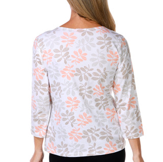 Thumbnail 3: Hearts of Palm Women's 3/4 Sleeve Top 