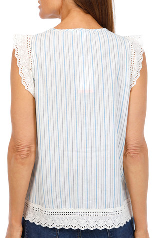 Thumbnail 3: BUNULU Women's Sleeveless Button Front Top 