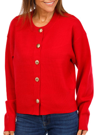 Thumbnail 1: TRUTH Women's Shell Button Cardigan 