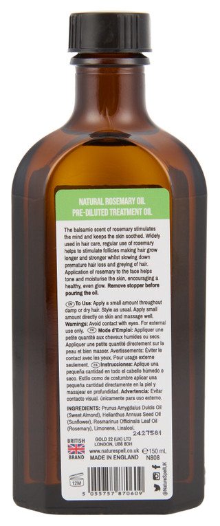 Thumbnail 2: Nature Spell 5 oz Natural Rosemary Oil 