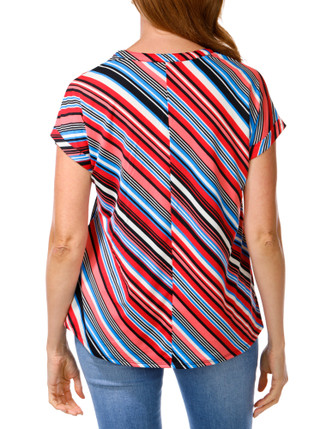 Thumbnail 2: Ava & Grace Women's 1/4 Button Neck Top 