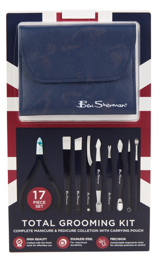 Thumbnail 2: Ben Sherman 17 Pc Men's Total Grooming Kit  