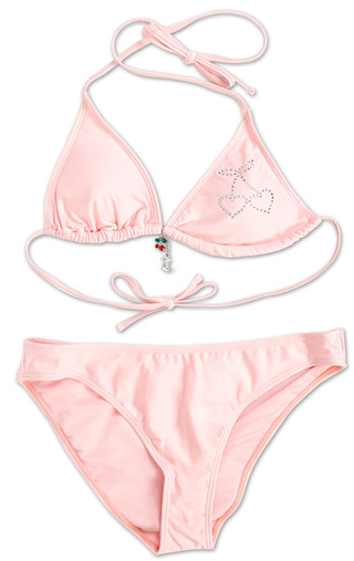 Thumbnail 1: Juicy Couture Juniors 2 Pc Triangle Bikini Swimsuit Set  
