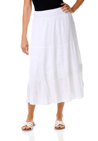 Thumbnail 1: Cupio Women's Tiered Maxi Skirt 