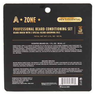 Thumbnail 2: AZONE 3 Pc Beard Conditioning Set  