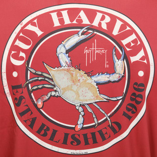 Thumbnail 3: Guy Harvey Men's Long Sleeve Hooded Fishing Shirt 