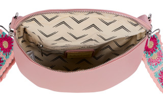 Thumbnail 3: Moda Luxe Crochet Sling Belt Bag 
