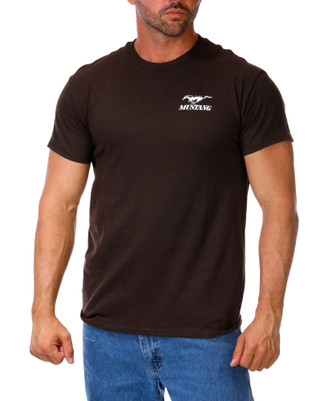 Thumbnail 2: Hybrid Apparel Men's Logo Mustang Graphic Tee 
