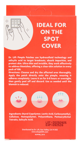 Thumbnail 2: Dr. Lift 108 Pk Clear Pimple Patches 