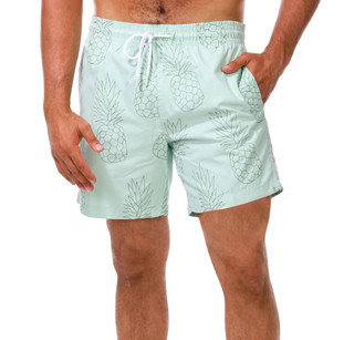 Thumbnail 1: Trunks Men's Embroidered Pineapple Swim Shorts  