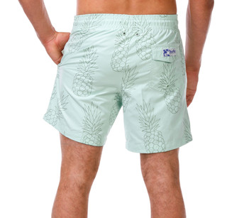 Thumbnail 2: Trunks Men's Embroidered Pineapple Swim Shorts  