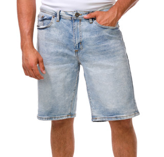 Thumbnail 1: Company 81 Men's Acid Wash Denim Shorts  