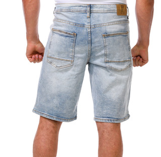Thumbnail 2: Company 81 Men's Acid Wash Denim Shorts  