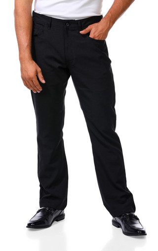 Thumbnail 1: Van Heusen Men's Solid Straight Leg Performance Dress Pants 