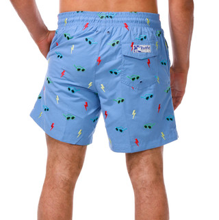 Thumbnail 2: Trunks Men's Embroidered Sunglasses Swim Shorts  