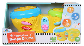 Thumbnail 1: Brooklyn Lollipop Tap-A-Tune Bingo Drums Toy 
