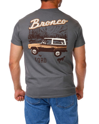 Thumbnail 1: Hybrid Apparel Men's Classic Bronco Graphic Tee 