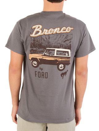 Thumbnail 2: Hybrid Apparel Men's Classic Bronco Graphic Tee 