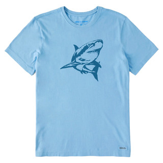 Thumbnail 1: Life is Good Men's Crafty Shark Graphic Tee 