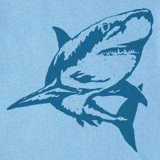 Thumbnail 2: Life is Good Men's Crafty Shark Graphic Tee 